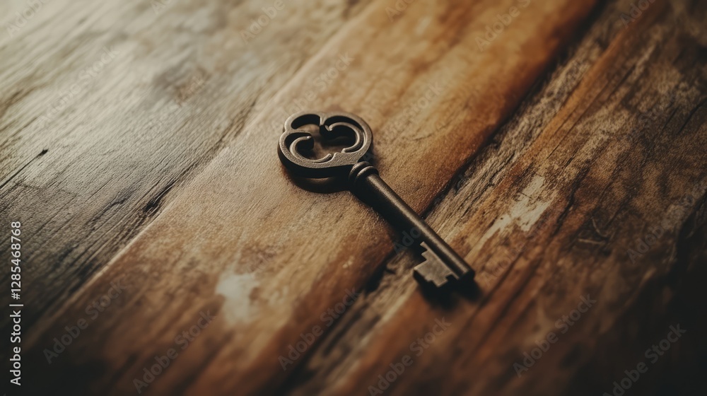 A solitary key rests on a wooden surface, symbolizing simplicity and potential.
A solitary key rests on a wooden surface, symbolizing simplicity and potential.