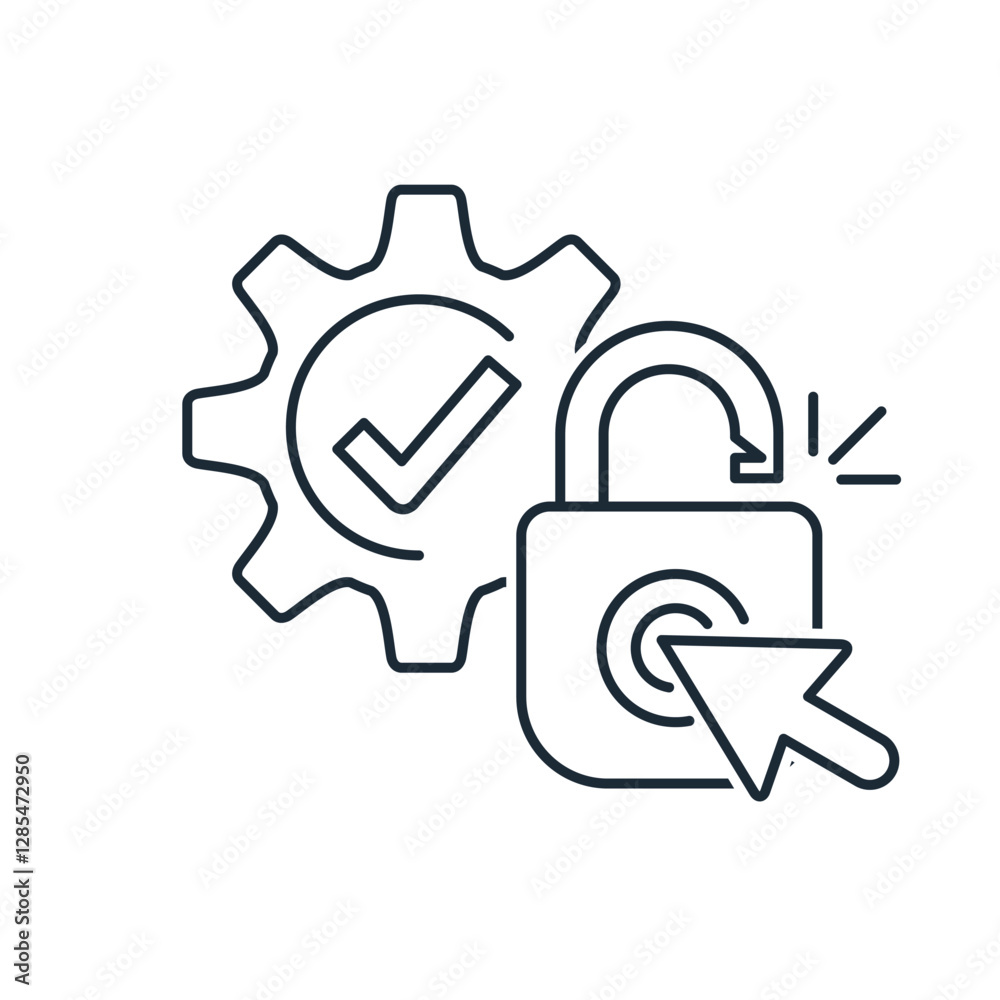Use the best practices. Open new technologies, tools. Vector linear icon illustration isolated on white background. Use the best practices. Open new technologies, tools. Vector linear icon illustration isolated on white background.