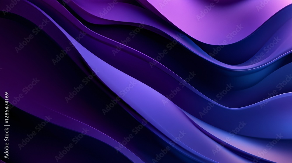 Obraz premium Modern abstract gradient purple purplish blue banner background