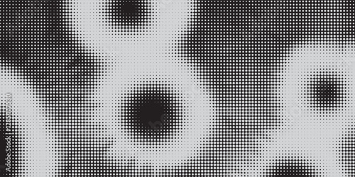 Background with monochrome dot texture. Polka dot pattern template. Background with black dots - stock vector dots basic background dots