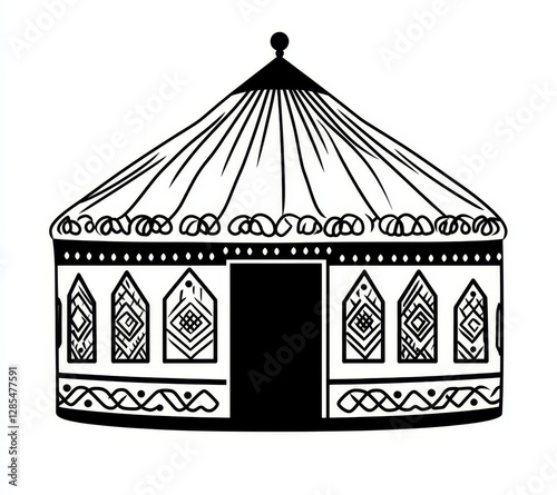 Obraz na płótnie circus tent icon w salonie