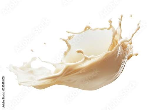 Milk Splash in Motion