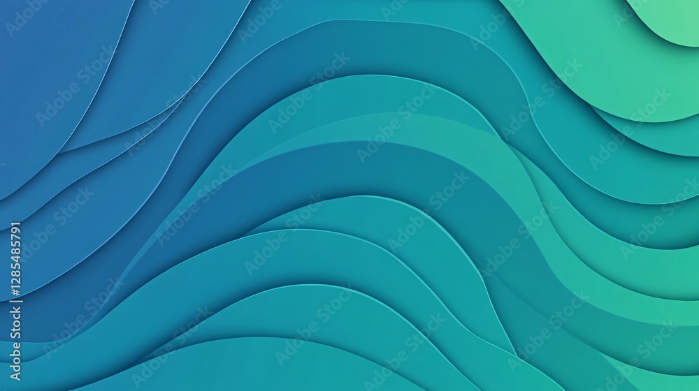 Fototapeta premium Vibrant and elegant background with a smooth gradient mesh blending multiple colors.