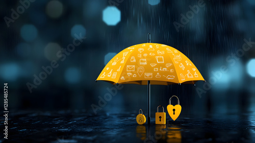 Wallpaper Mural insurance protection concept Torontodigital.ca