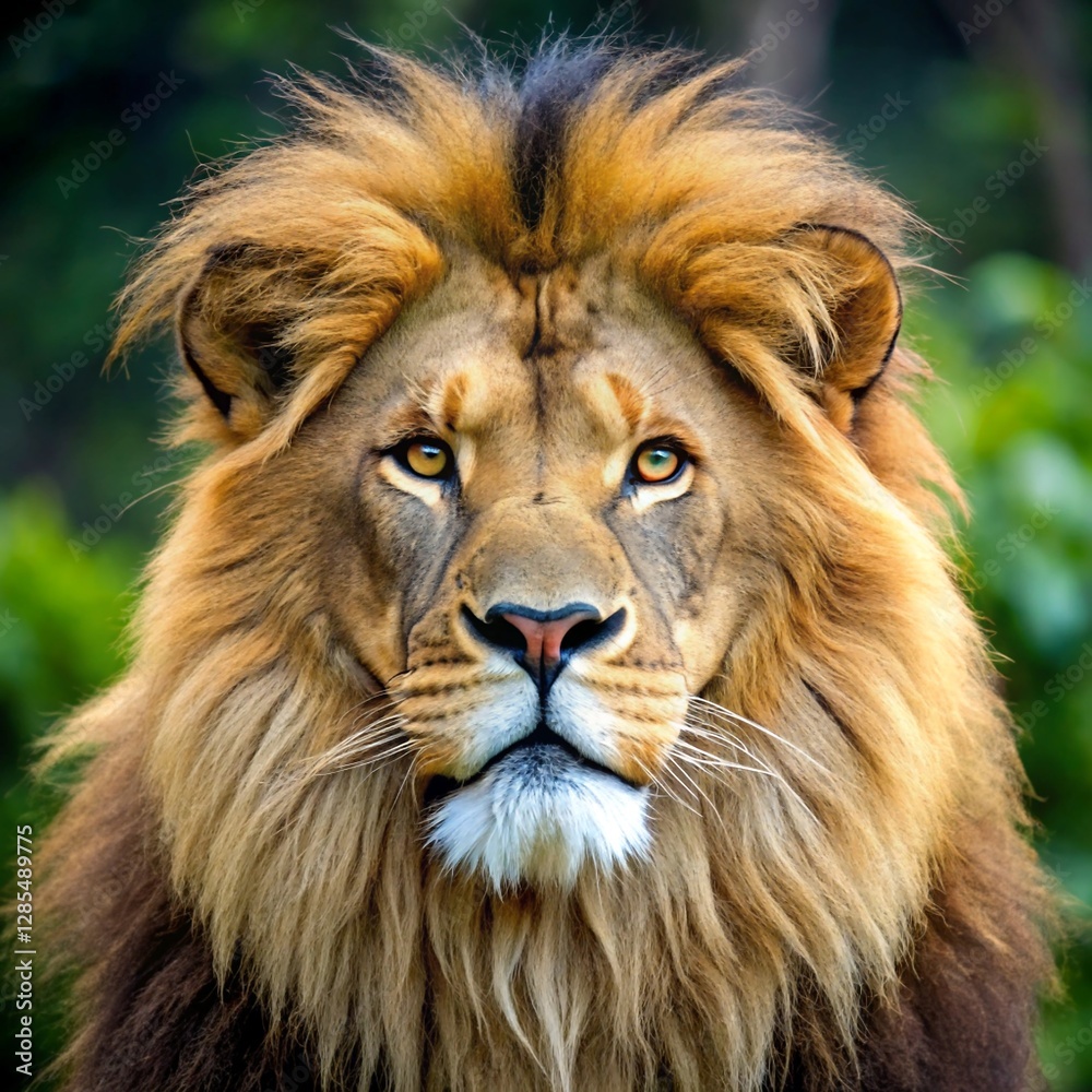 Fototapeta premium close up portrait of a lion