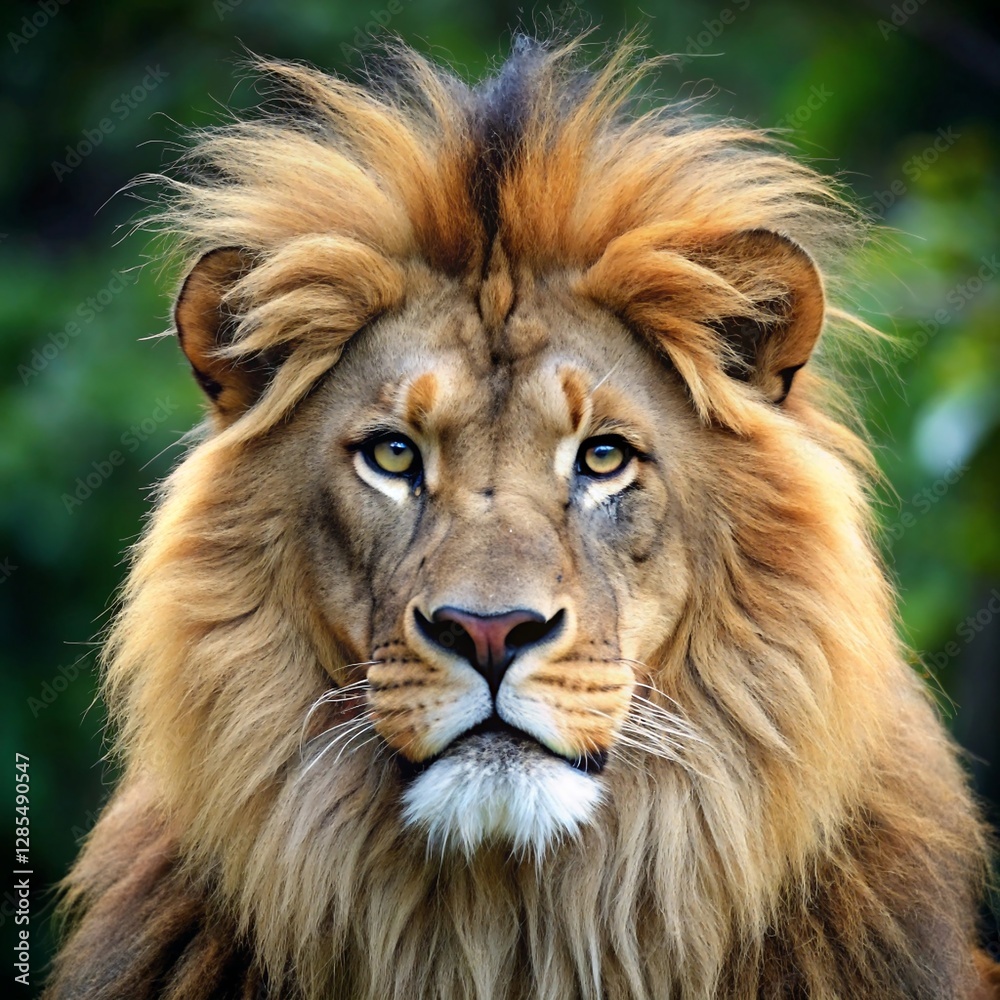 Fototapeta premium close up portrait of a lion