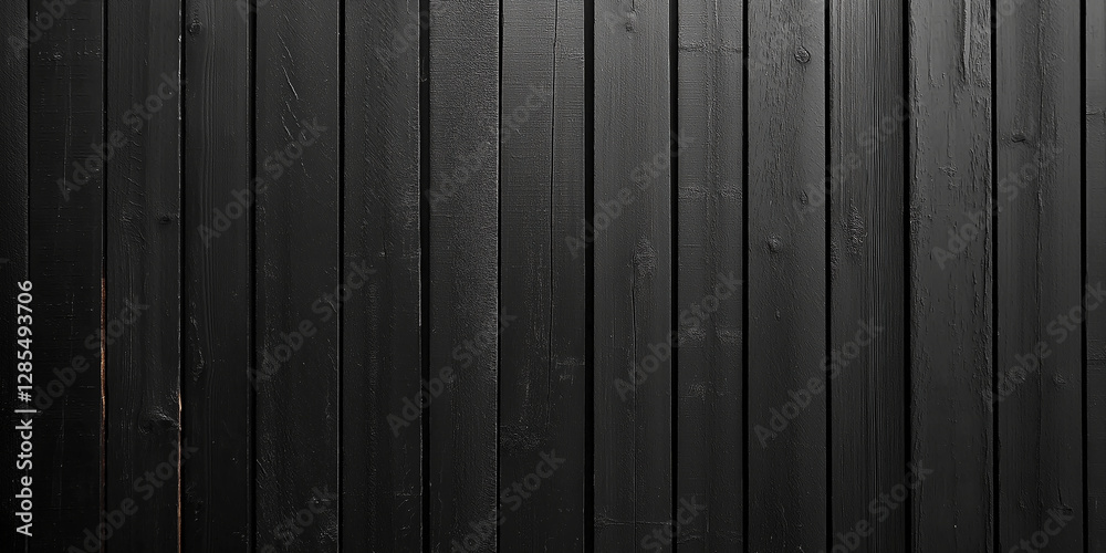 Black wooden background, wooden texture, black wall with dark vertical planks. Black wooden background, wooden texture, black wall with dark vertical planks.