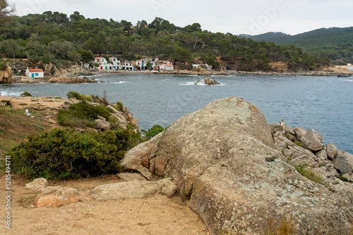 Wallpaper Mural Palamos Spain - 29 April 2024 - Small village Cala s'Alguer on Costa Brava coast near Palamos at the Costa Brava in Spain Torontodigital.ca