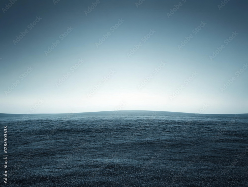 Obraz premium Serene, expansive landscape under soft light.