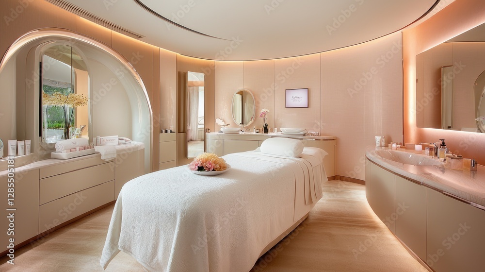 Fototapeta premium Luxury Spa Treatment Room