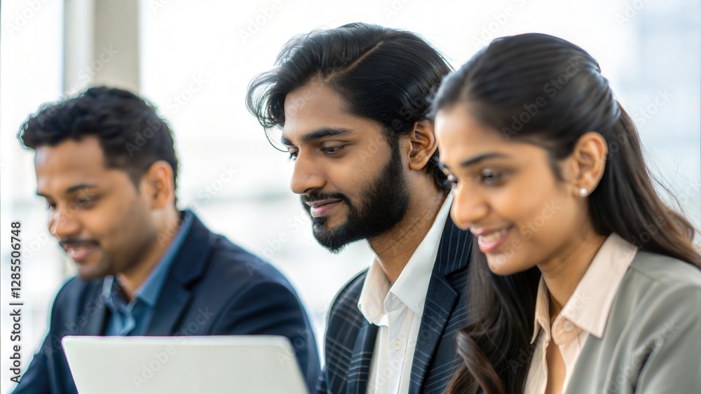 Indian Office Employees in Virtual Meeting
Indian Office Employees in Virtual Meeting