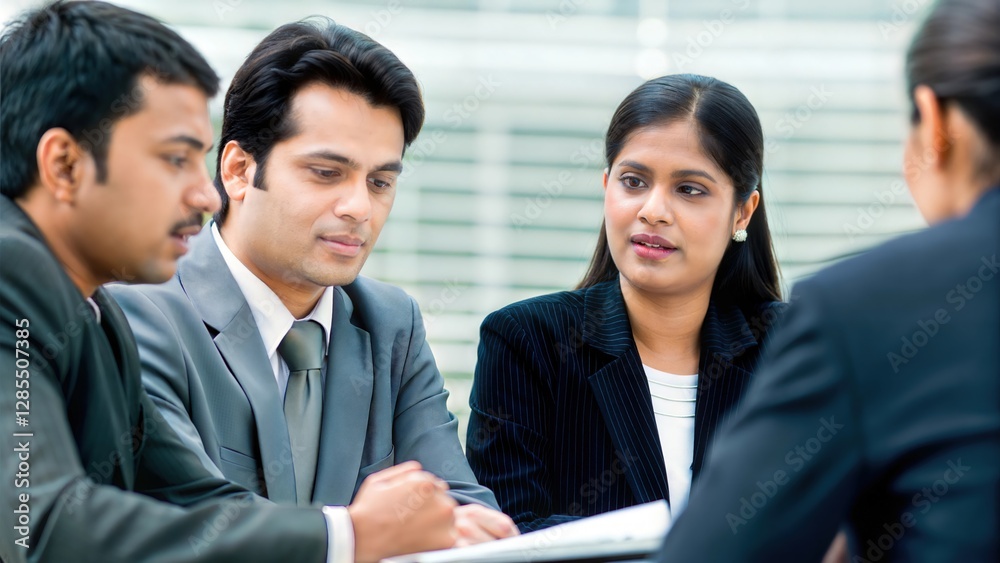 Indian HR Team Discussing Recruitment Strategy
Indian HR Team Discussing Recruitment Strategy