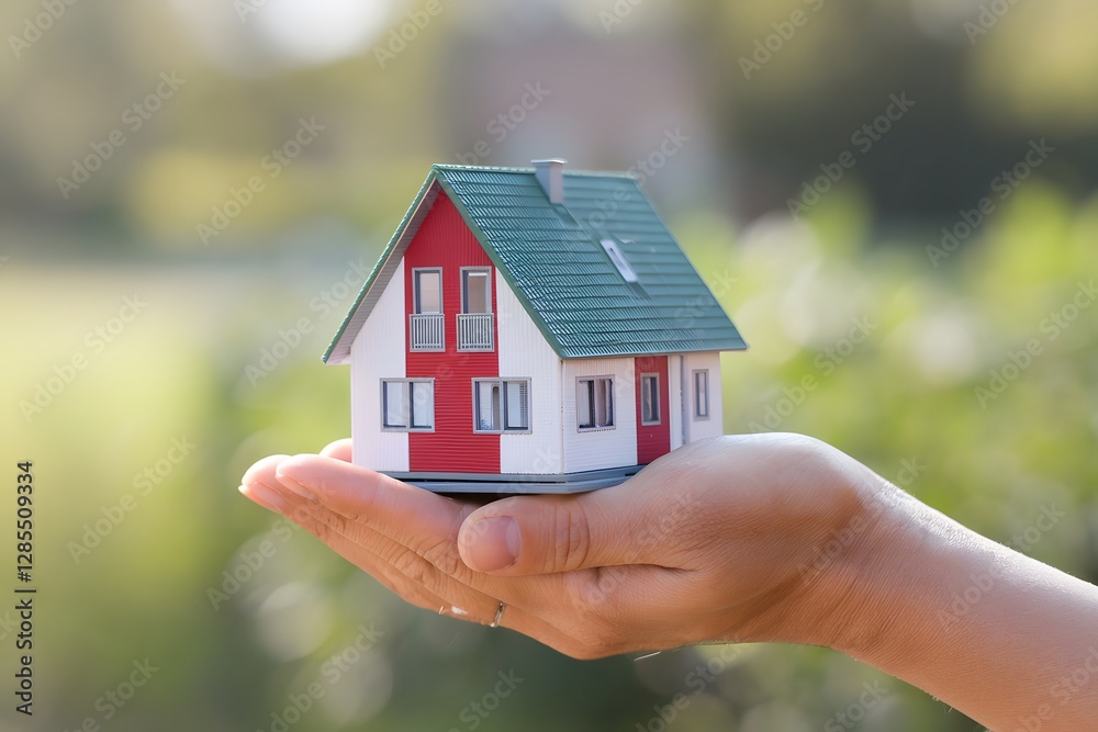 Red & White House in Caring Hands, Financial Planning on Green Fields – Real Estate Serenity (2025 Trend) Red & White House in Caring Hands, Financial Planning on Green Fields – Real Estate Serenity (2025 Trend)