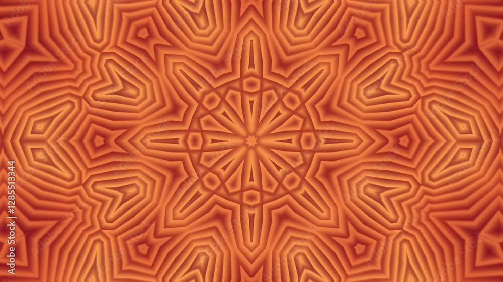 Abstract golden patterns ideal for stage projections and club visual