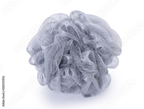 Mesh pouf bath sponge washcloth