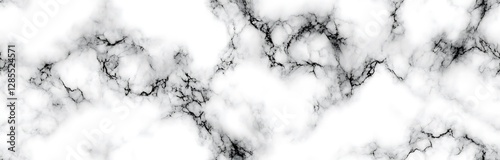 Panel kuchenny z motywem White marble seamless texture background with gold and grey wines, abstract