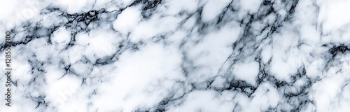 Panel kuchenny z motywem White marble seamless texture background with gold and grey wines, abstract