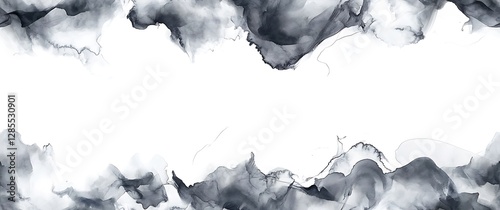 Panel kuchenny z motywem White marble seamless texture background with gold and grey wines, abstract