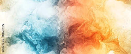 Panel kuchenny z motywem White marble seamless texture background with gold and grey wines, abstract