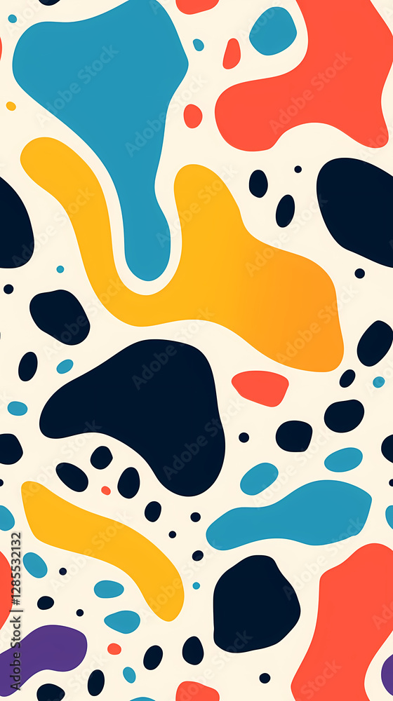modern abstract graphic with random shapes design poster background modern abstract graphic with random shapes design poster background