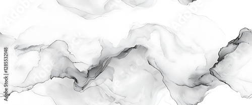 Panel kuchenny z motywem White marble seamless texture background with gold and grey wines, abstract