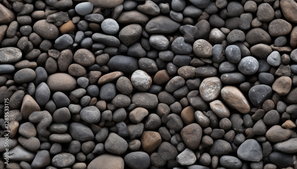 Close-up image with pebble stones solid surface. Seamless wallpaper background design template. Close-up image with pebble stones solid surface. Seamless wallpaper background design template.