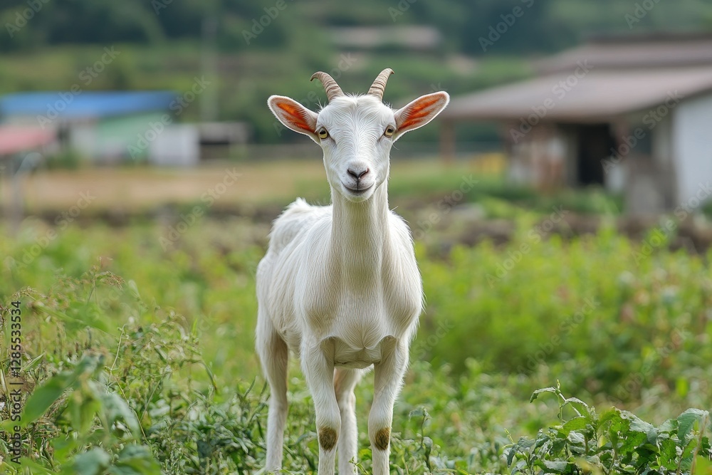 Premium Quality Picture of Cute Goats on the Farm in Yilan Premium Quality Picture of Cute Goats on the Farm in Yilan