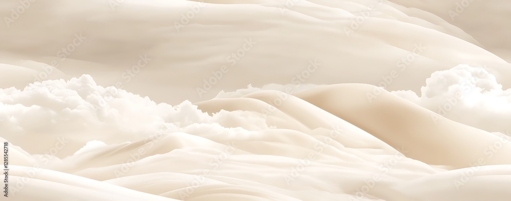 Fototapeta premium Abstract white and beige colors marble seamless texture background