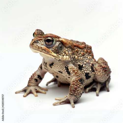 High Definition View of a Photo Toad, Isolated on a White Background photo