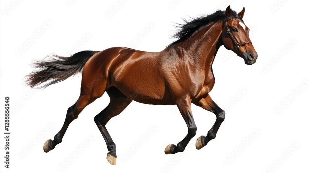 Bay horse in a clean, minimalist composition, symbolizing elegance and simplicity.
Bay horse in a clean, minimalist composition, symbolizing elegance and simplicity.