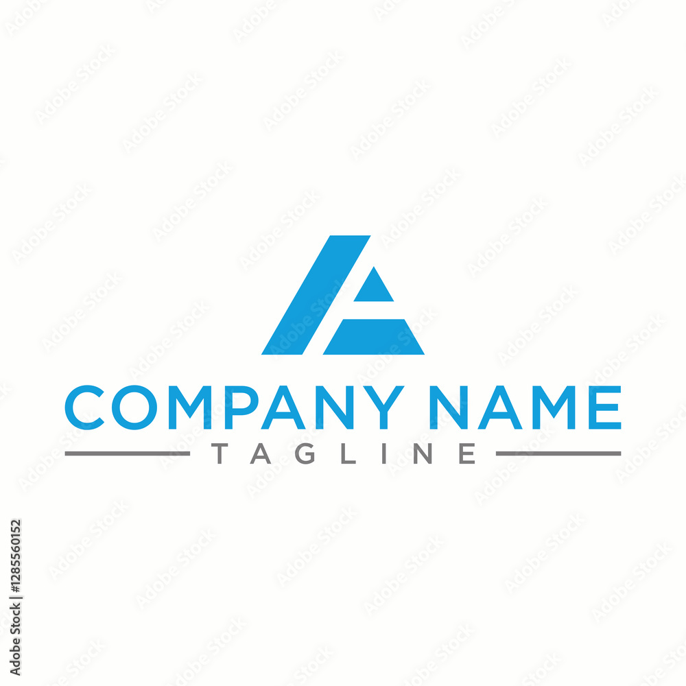 The original A logo is stylish and elegant in shape The original A logo is stylish and elegant in shape