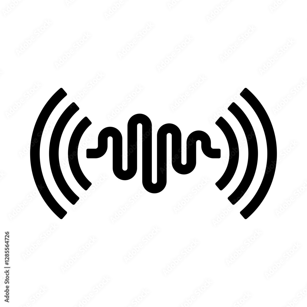 Audio Wave Glyph