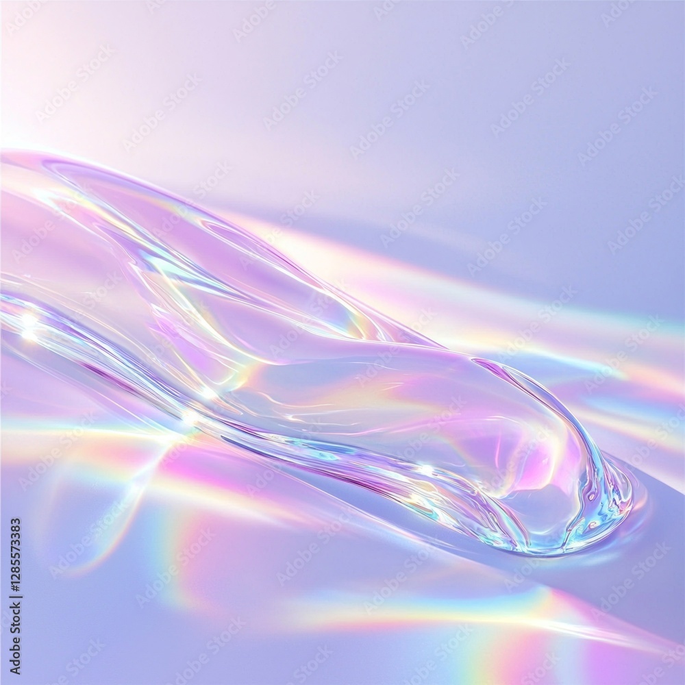 abstract background with bubble wave holographic color theme abstract background with bubble wave holographic color theme