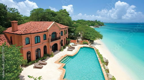 Caribbean Beachfront Mansion photo