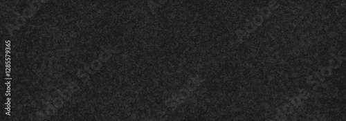 Grunge rough grainy noise texture dark background illustration, wide horizontal banner concept