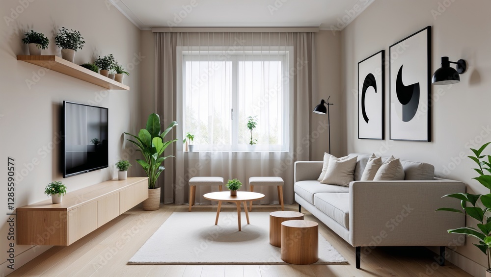 Fototapeta premium modern living room