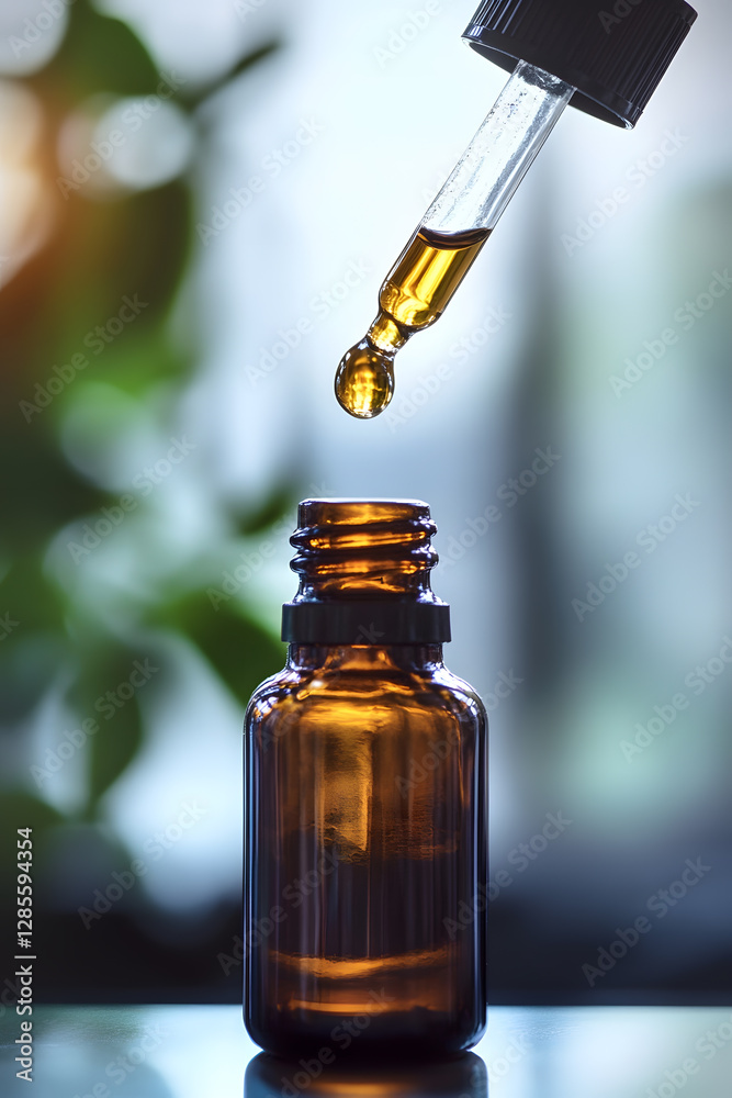 Essential Aromatherapy Oil Dropper for Wellness and Relaxation : Generative AI Essential Aromatherapy Oil Dropper for Wellness and Relaxation : Generative AI