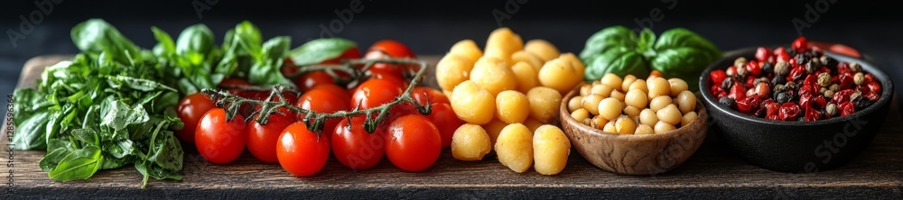 Fresh Organic Vegetables and Spices for Cooking. Generative AI Fresh Organic Vegetables and Spices for Cooking. Generative AI