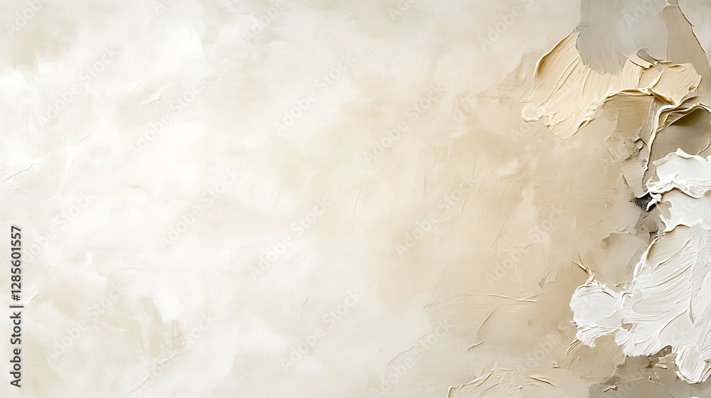 Abstract Beige and White Texture: A Digital Painting Detail AI Generated Abstract Beige and White Texture: A Digital Painting Detail AI Generated