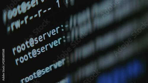 Hacking root server, hacking concept
