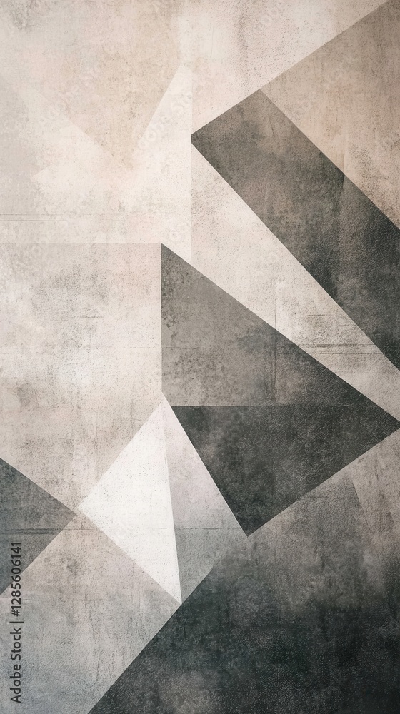 Abstract Geometric Texture with Triangles and Grayscale Tones for Modern Design Projects Abstract Geometric Texture with Triangles and Grayscale Tones for Modern Design Projects