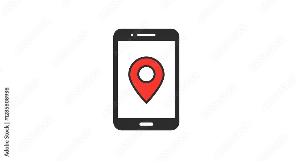 Smartphone GPS Location Map Pin Mobile Navigation Tracking App Smartphone GPS Location Map Pin Mobile Navigation Tracking App