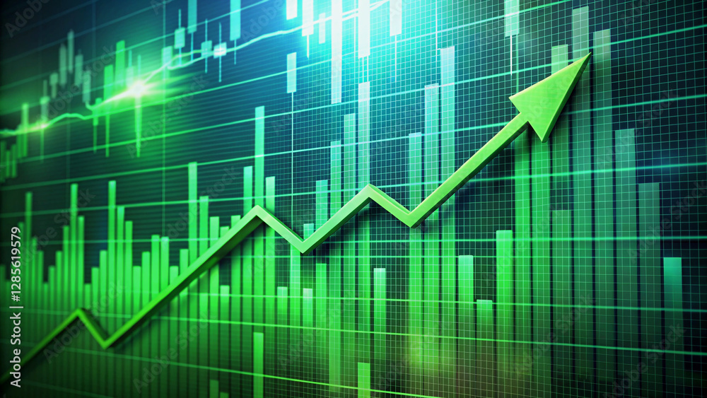Positive Financial Growth Trend Visualized