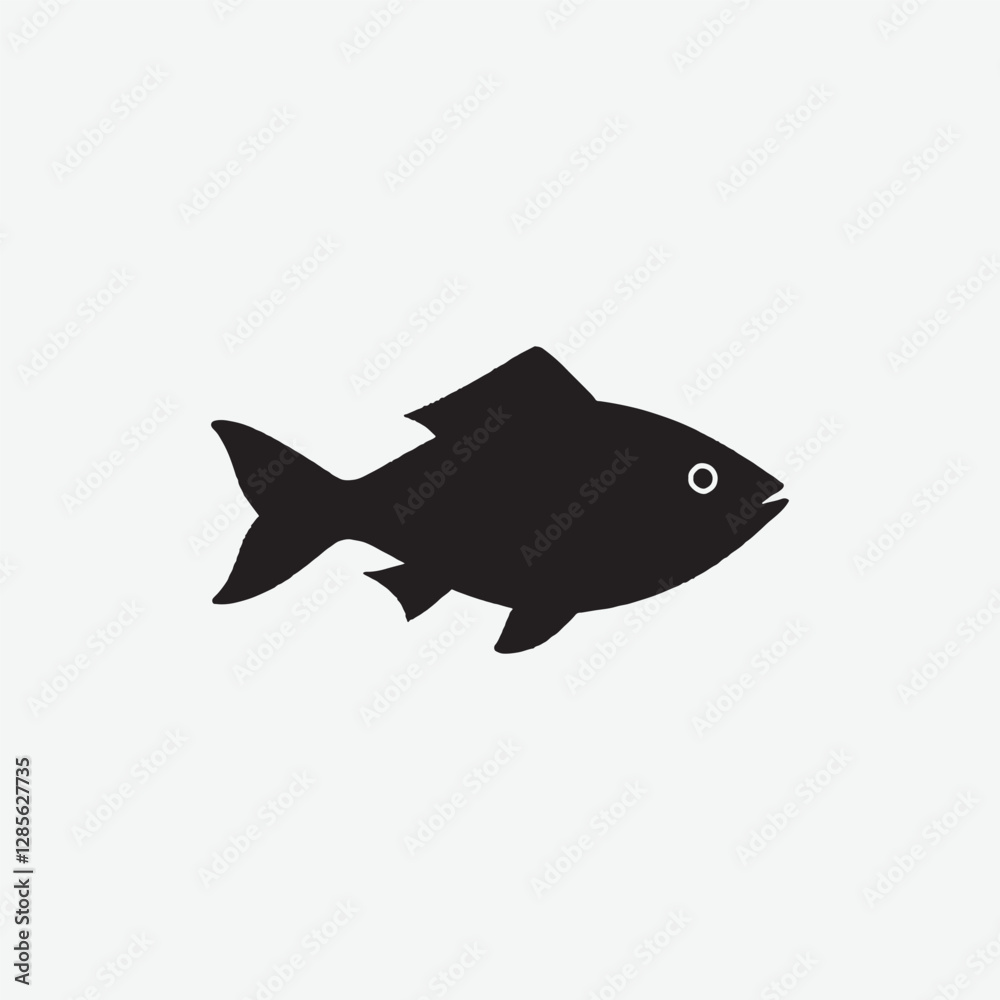 Download a high-quality black fish silhouette vector on a white background. Perfect for logos, icons, marine-themed designs, fishing graphics, and more. Download a high-quality black fish silhouette vector on a white background. Perfect for logos, icons, marine-themed designs, fishing graphics, and more.