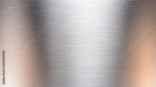 Wallpaper Mural Smooth, brushed metal surface with a reflective sheen, ideal for backgrounds and textures. Torontodigital.ca