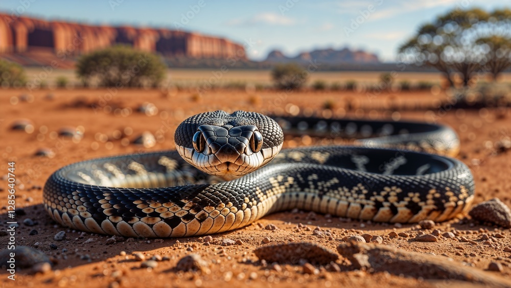 Fototapeta premium Ultra realistic snake 