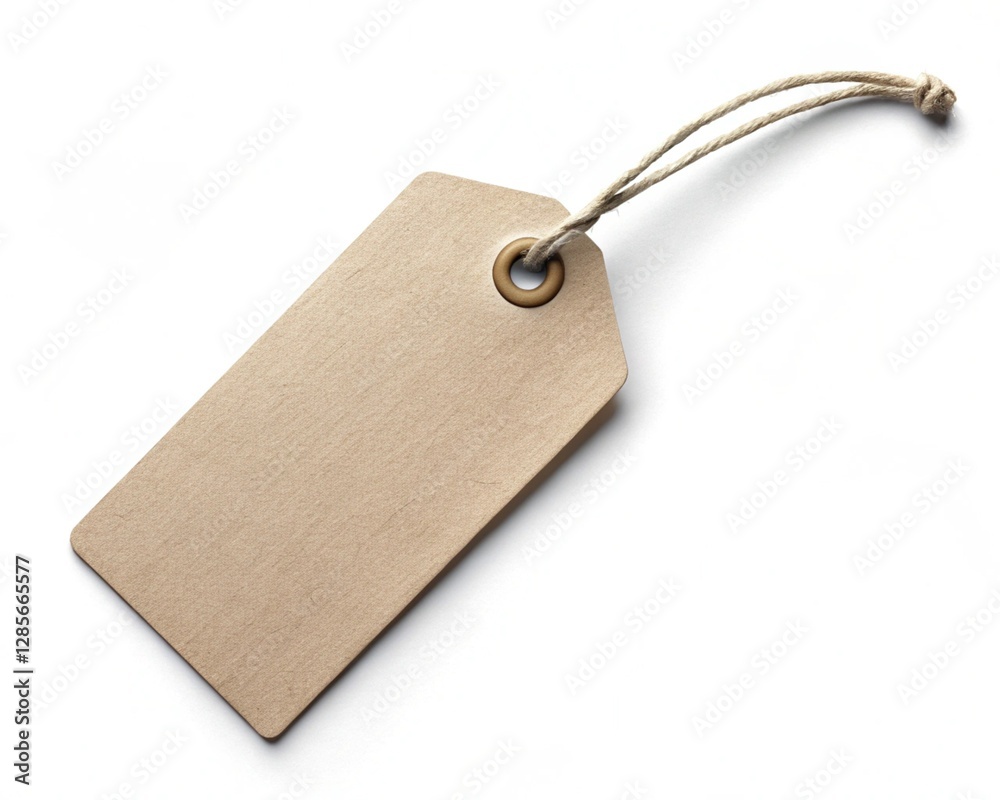 Fototapeta premium tag on white background generative ai