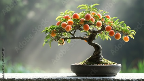 The Bonsai Peach Tree: A Miniature Orchard of Delicate Delight.