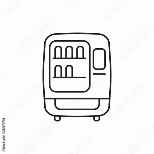 vending machine automatic icon vector sign