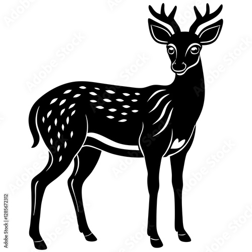 deer silhouette vector